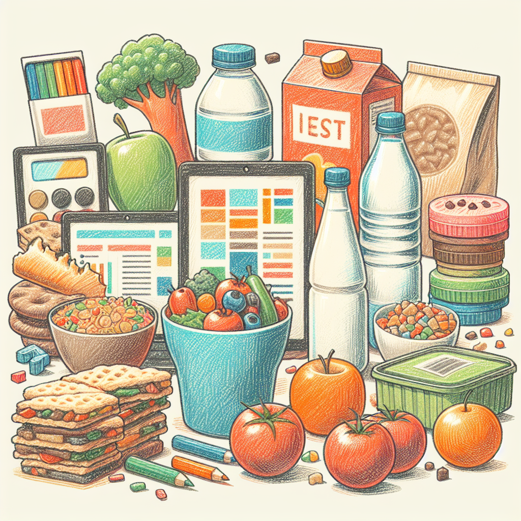 Pastelková ilustrace znázorňující téma: Stravování