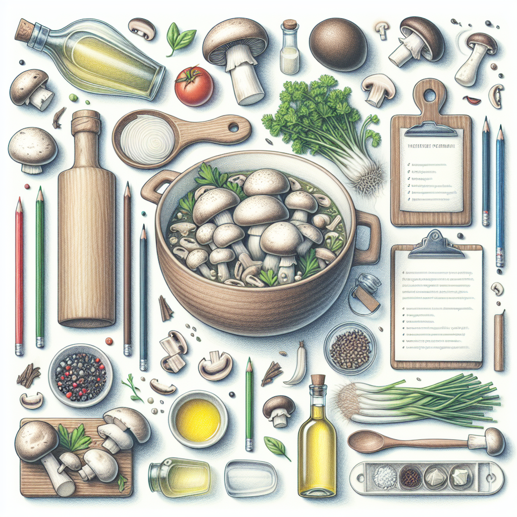 Pastelková ilustrace znázorňující téma: Polévky