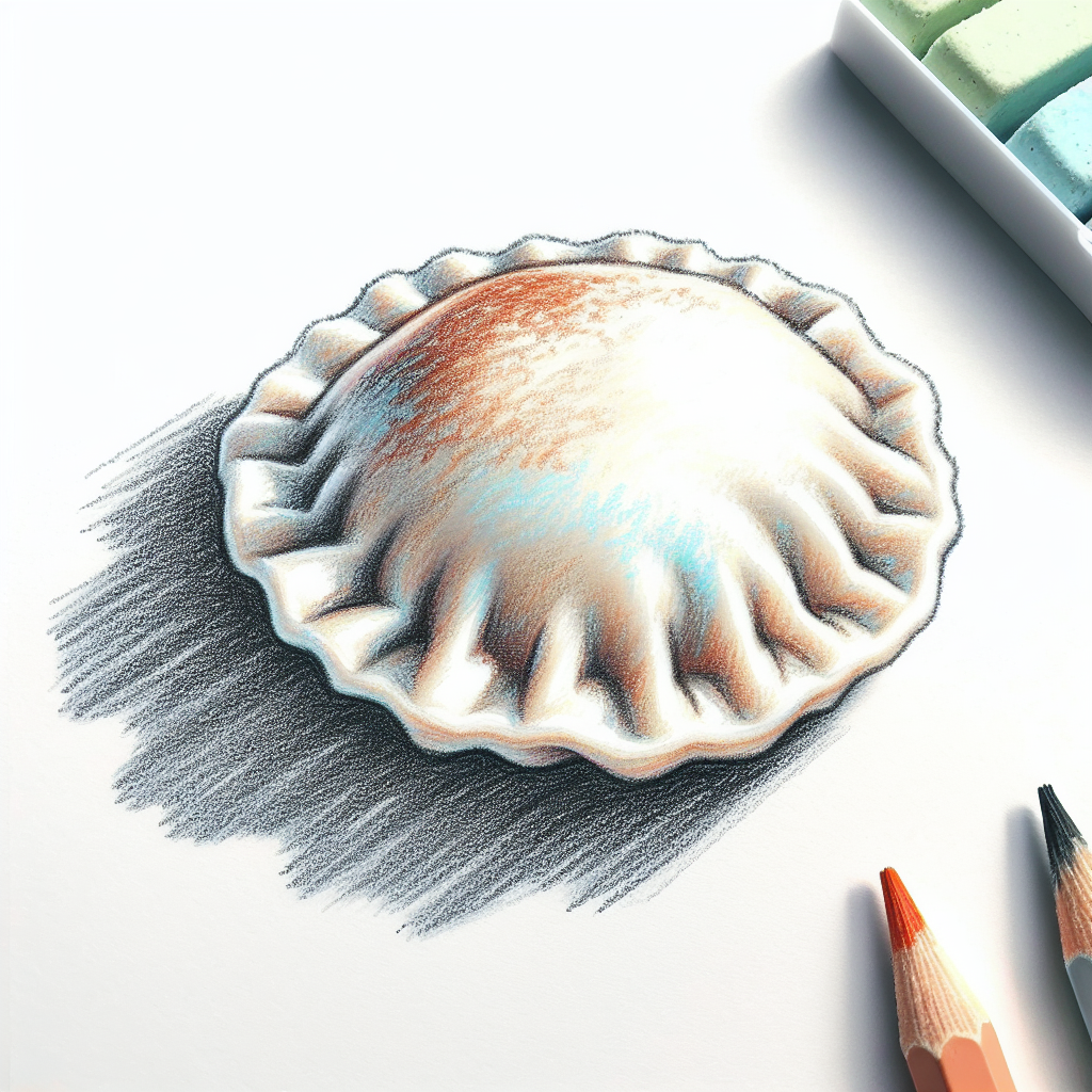 Pastelková ilustrace znázorňující téma: Česká kuchyně