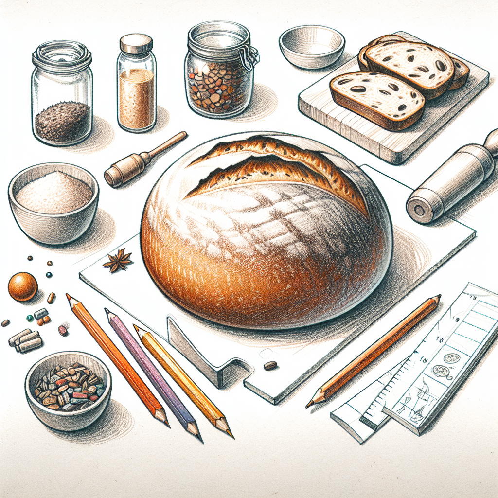 Pastelková ilustrace znázorňující téma: Recepty