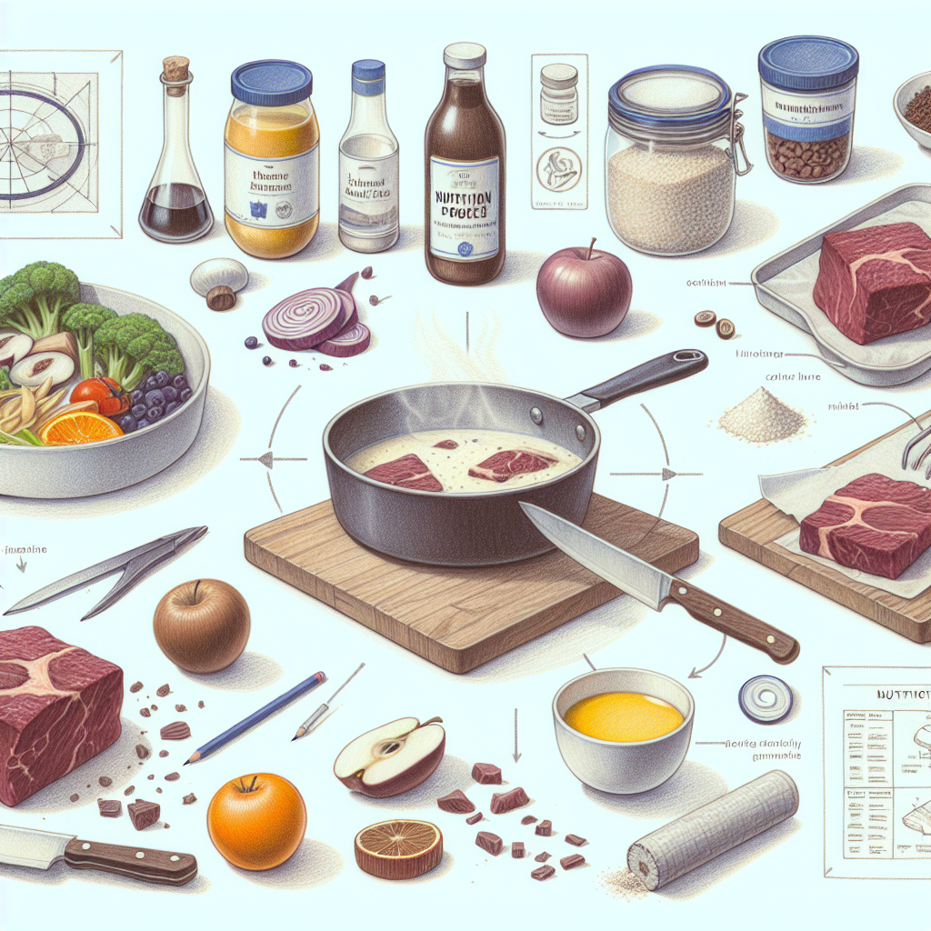 Pastelková ilustrace znázorňující téma: Recepty