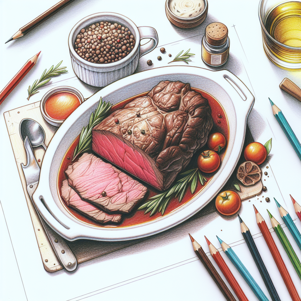 Pastelková ilustrace znázorňující téma: Kuchyně