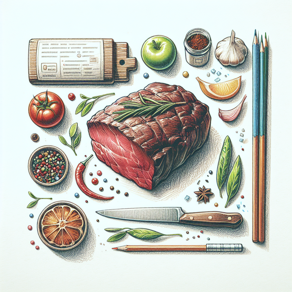 Pastelková ilustrace znázorňující téma: Recepty