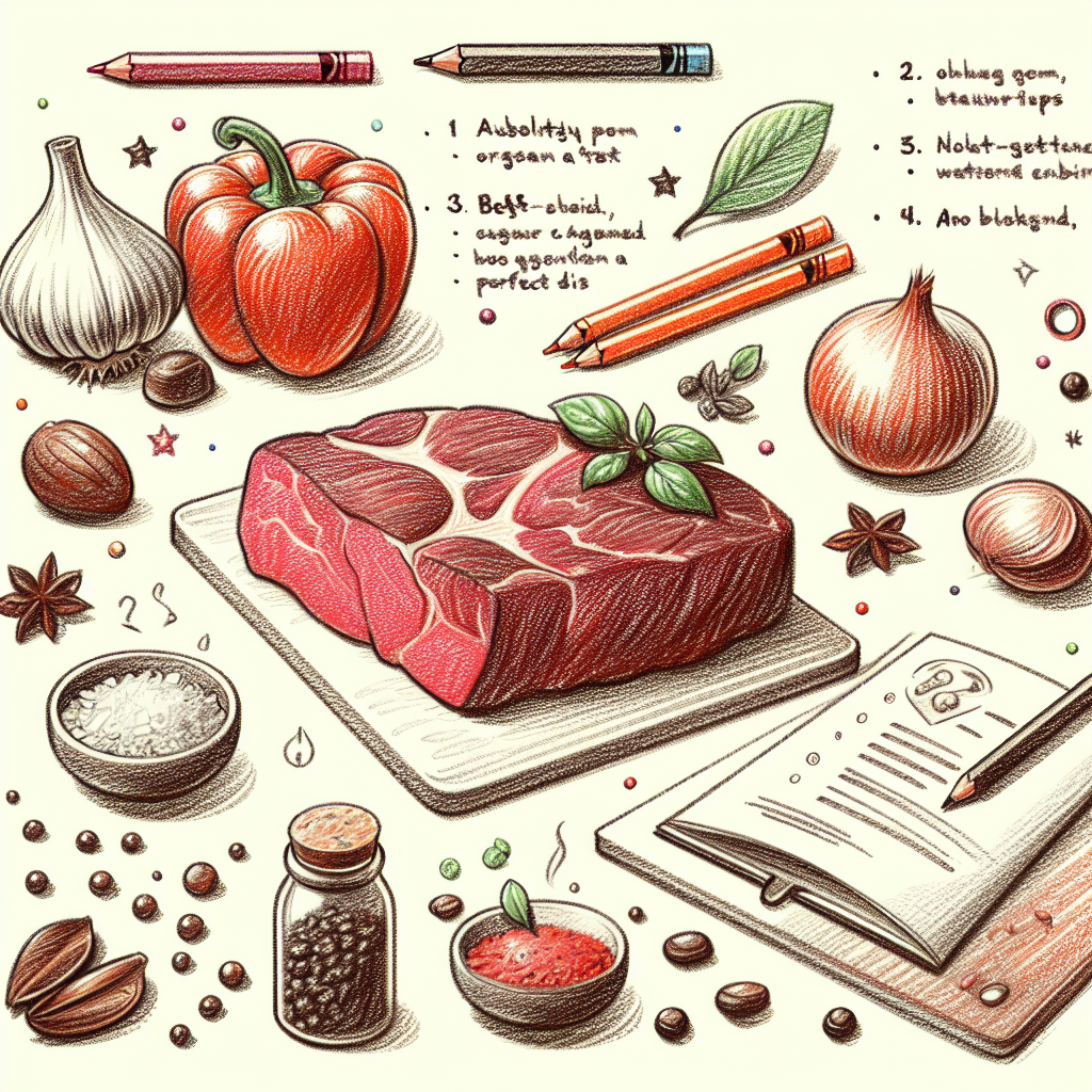 Pastelková ilustrace znázorňující téma: Recepty