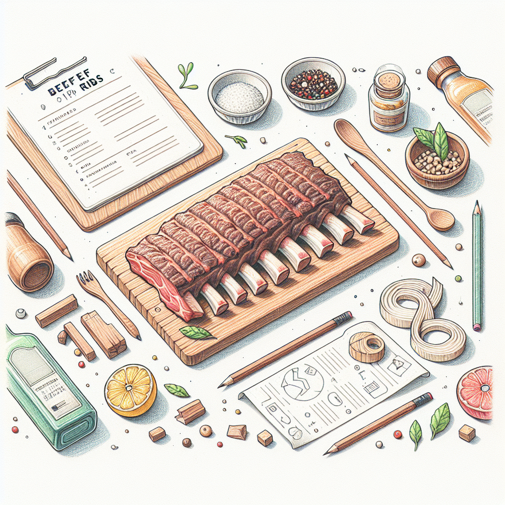 Pastelková ilustrace znázorňující téma: Recepty