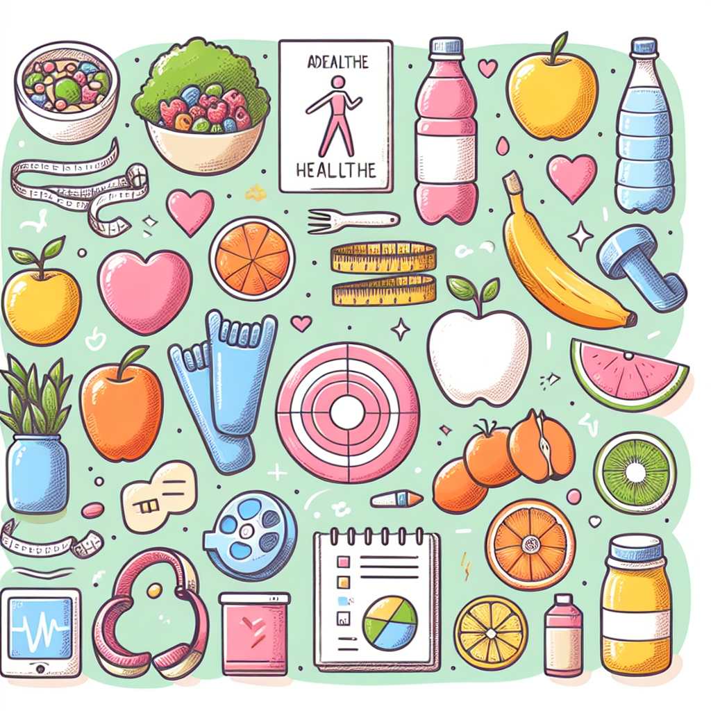 Pastelková ilustrace znázorňující téma: Zdravé stravování