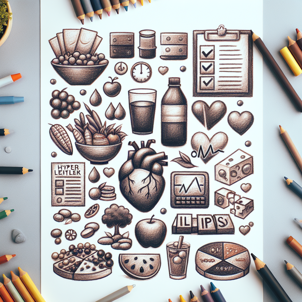 Pastelková ilustrace znázorňující téma: Zdravé stravování