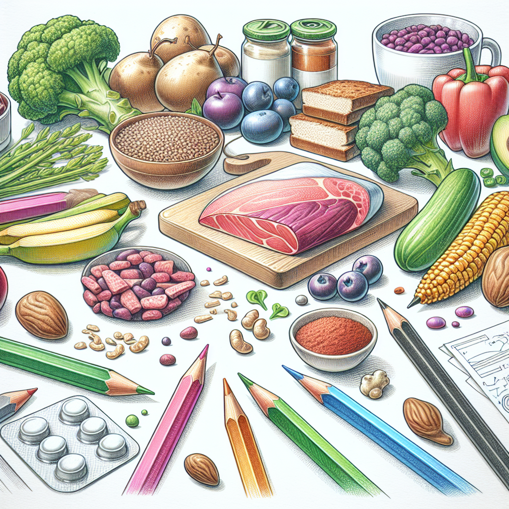Pastelková ilustrace znázorňující téma: Zdraví