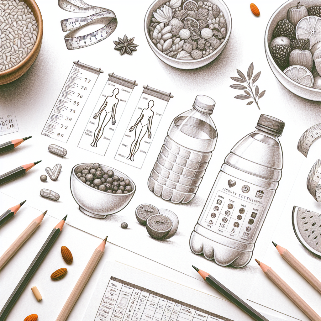 Pastelková ilustrace znázorňující téma: Diety a výživa