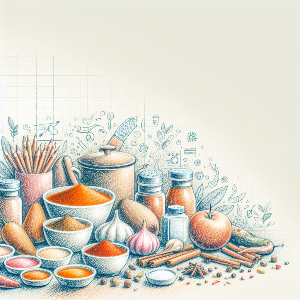 Pastelková ilustrace znázorňující téma: Kuchyně