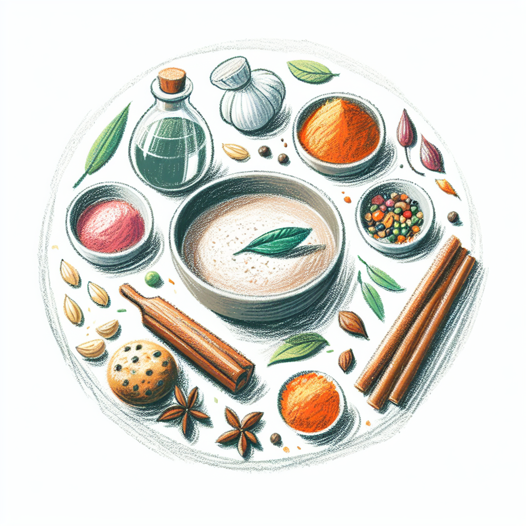 Pastelková ilustrace znázorňující téma: Kuchyně