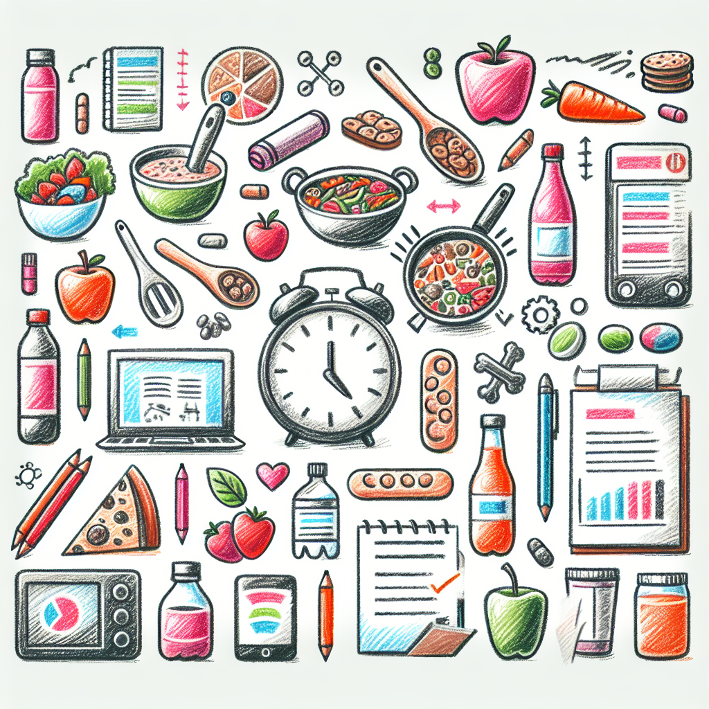 Pastelková ilustrace znázorňující téma: Stravování