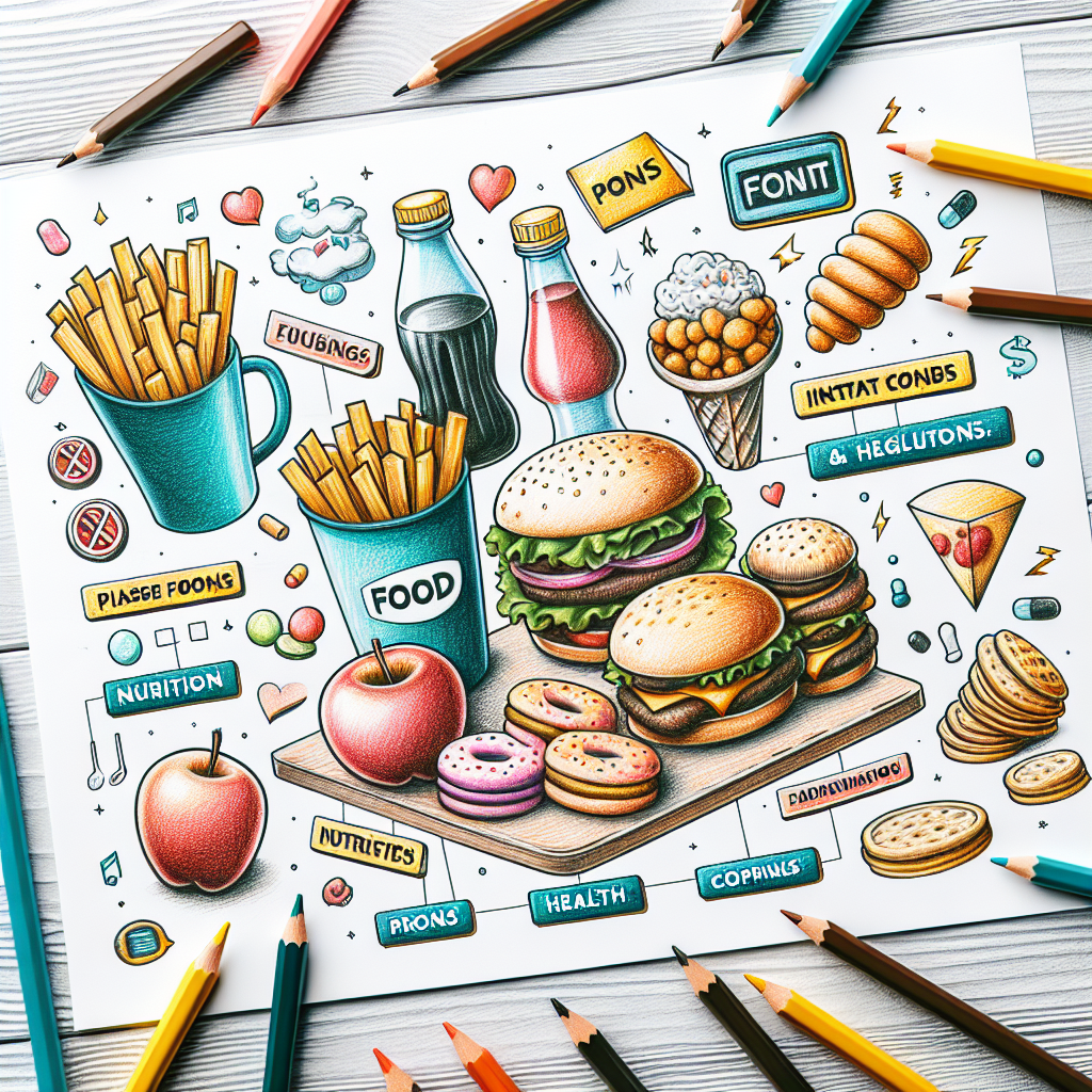 Pastelková ilustrace znázorňující téma: Stravování