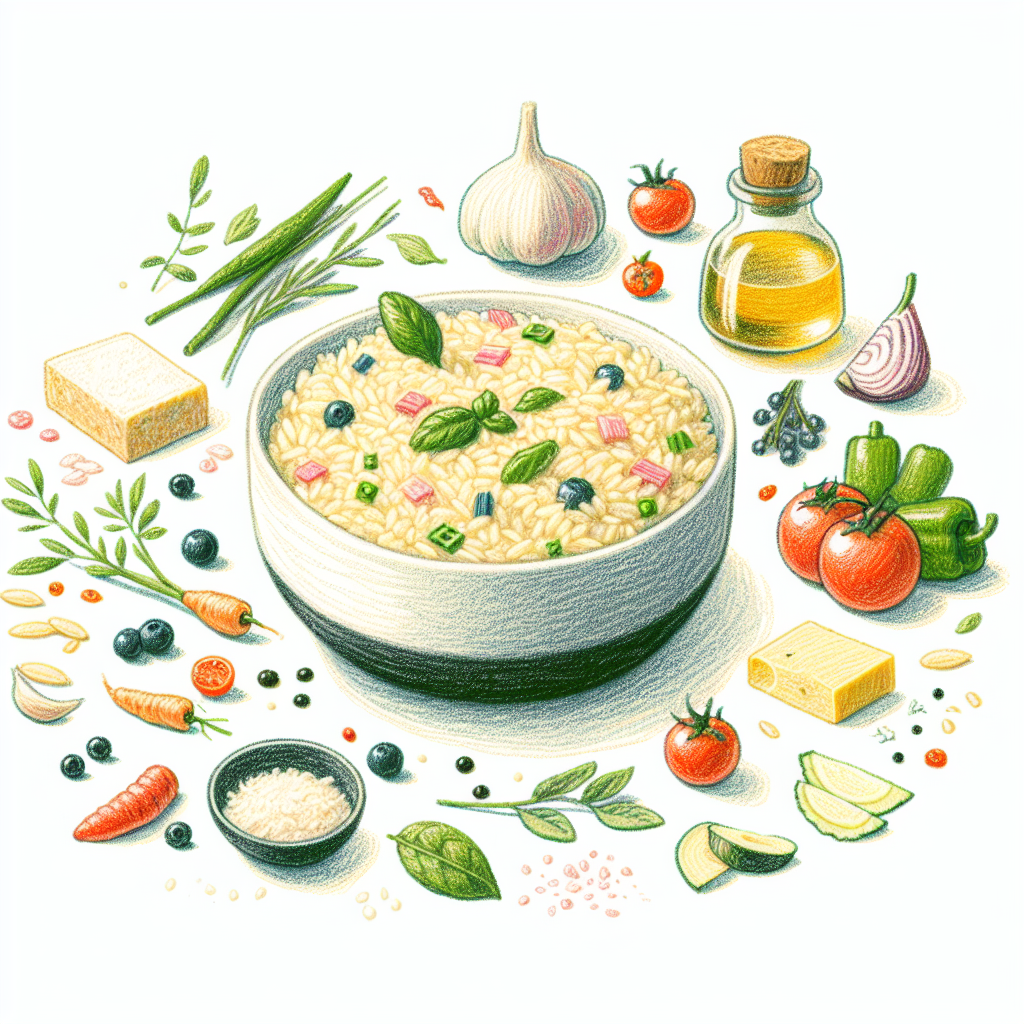 Pastelková ilustrace znázorňující téma: Recepty