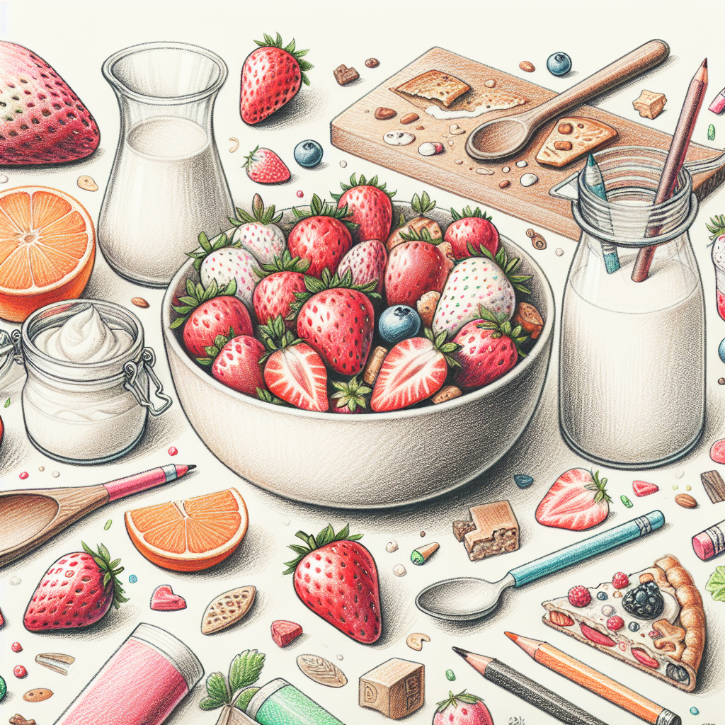 Pastelková ilustrace znázorňující téma: Recepty