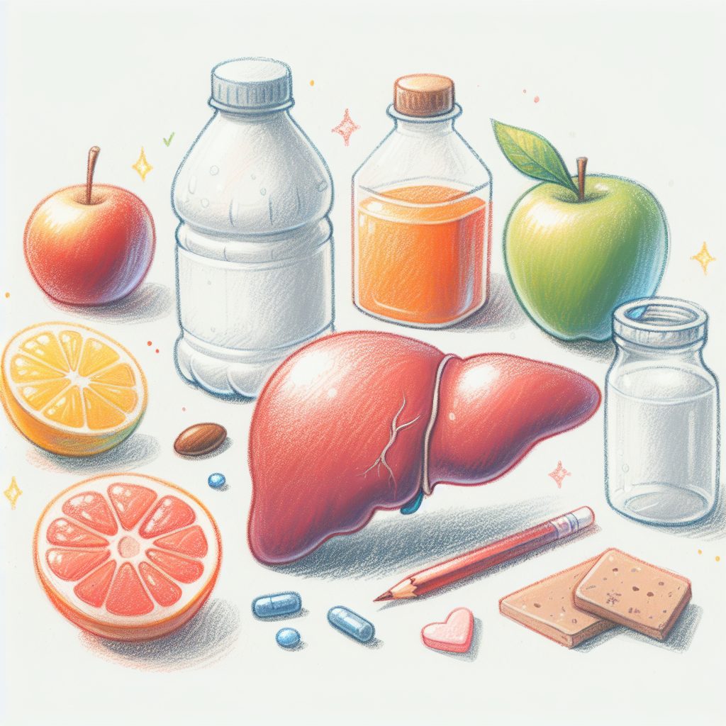Pastelková ilustrace znázorňující téma: Diety a výživa