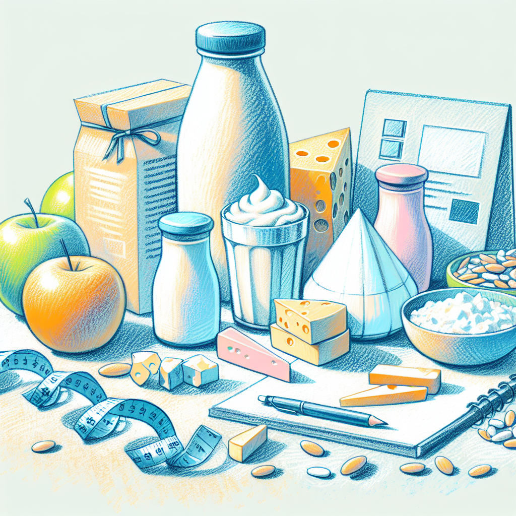 Pastelková ilustrace znázorňující téma: Diety