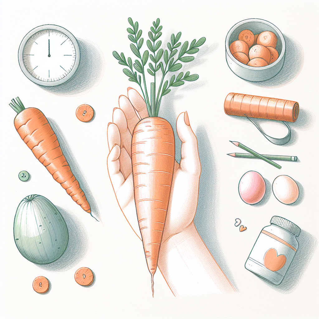 Pastelková ilustrace znázorňující téma: Zdravé stravování