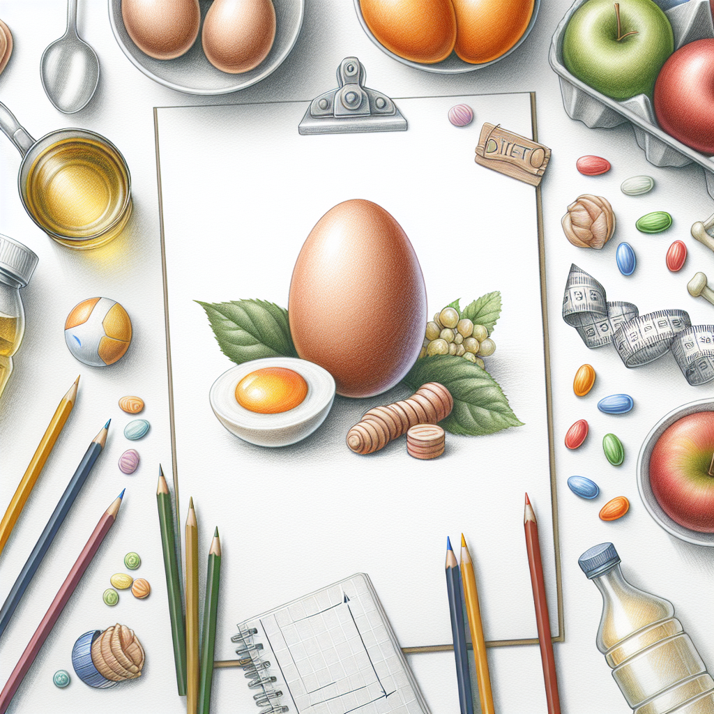 Pastelková ilustrace znázorňující téma: Zdravá strava