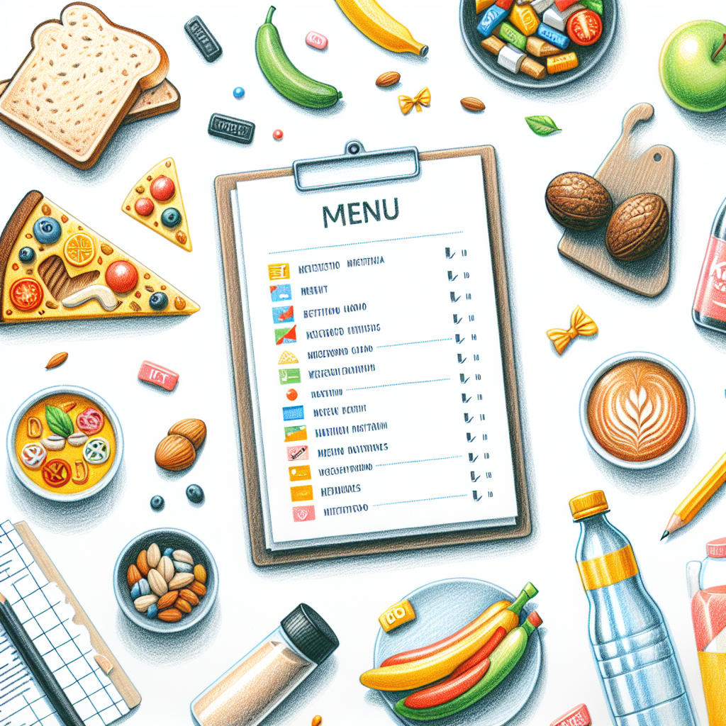 Pastelková ilustrace znázorňující téma: Keto dieta