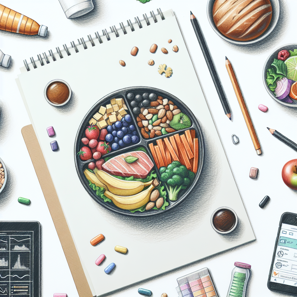 Pastelková ilustrace znázorňující téma: Stravování