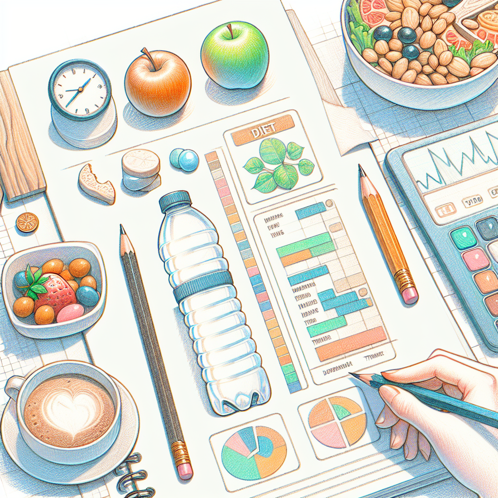 Pastelková ilustrace znázorňující téma: Výživa