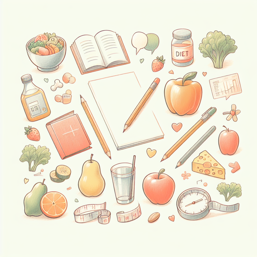 Pastelková ilustrace znázorňující téma: Zdravá výživa
