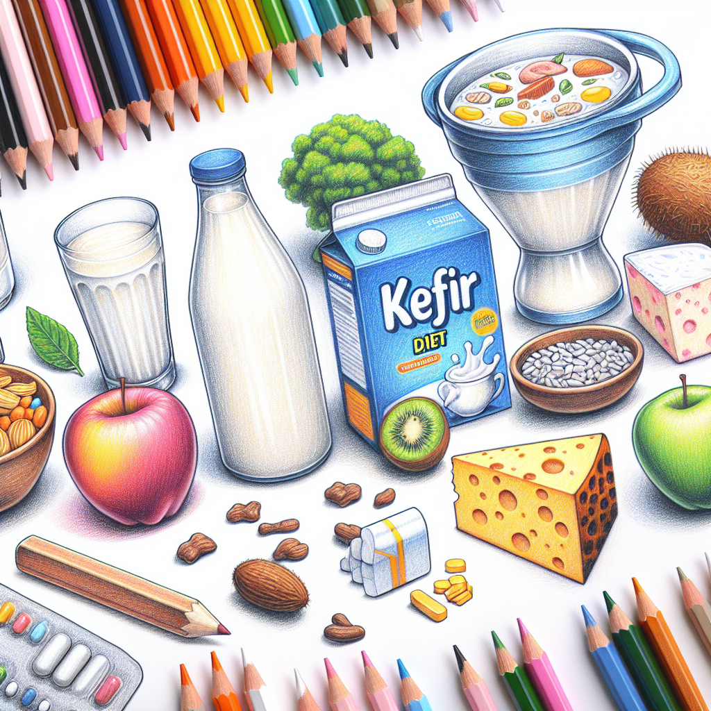 Pastelková ilustrace znázorňující téma: Zdravá výživa