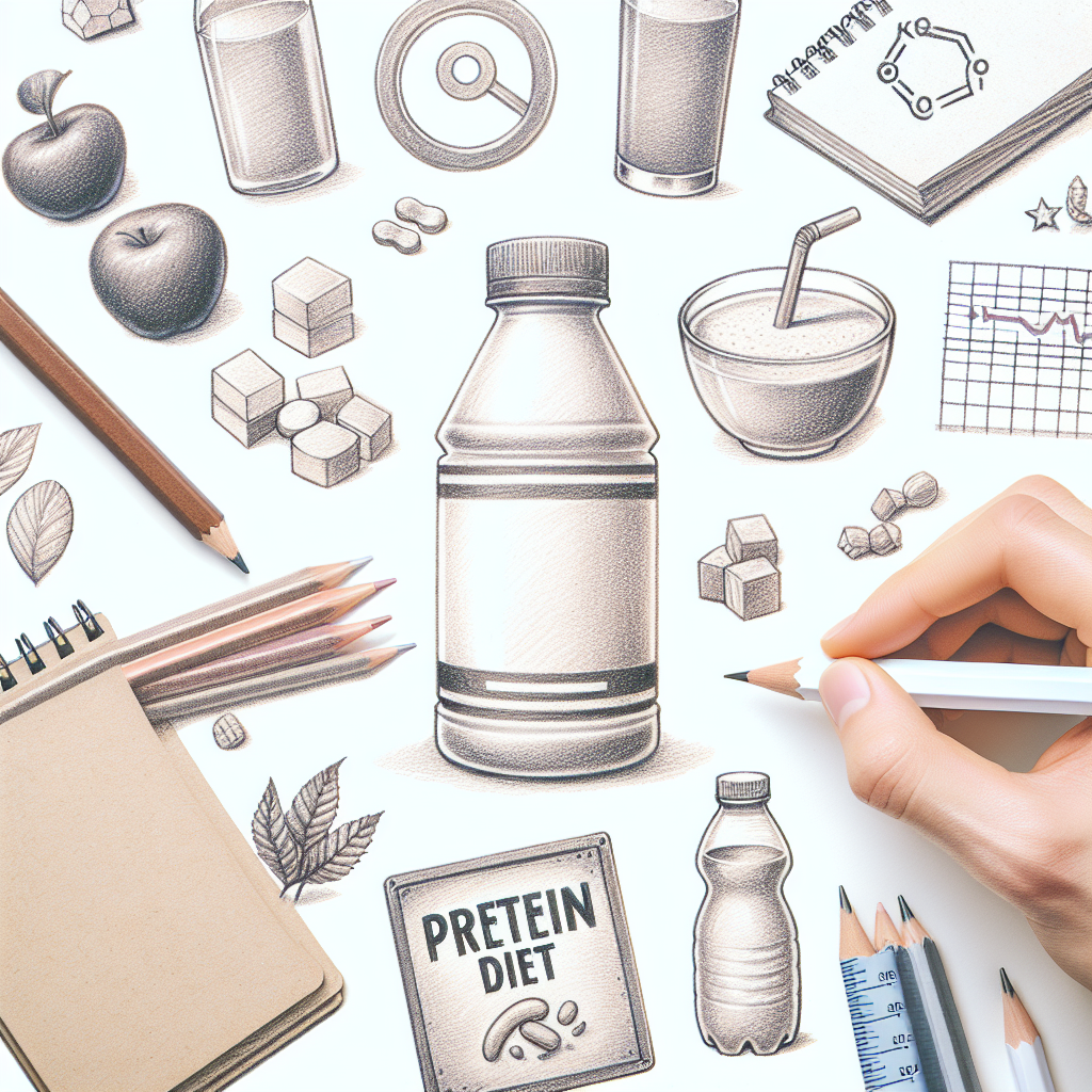 Pastelková ilustrace znázorňující téma: Keto dieta