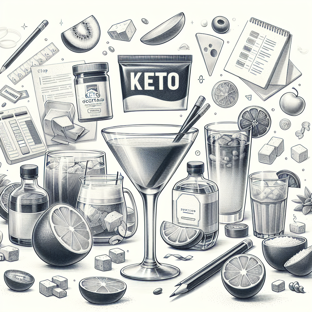 Pastelková ilustrace znázorňující téma: Keto dieta