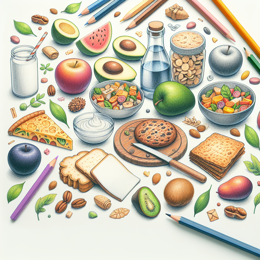 Pastelková ilustrace znázorňující téma: Keto dieta