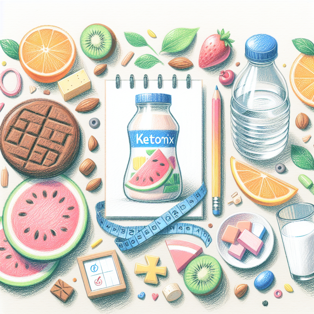Pastelková ilustrace znázorňující téma: Ketogenní dieta