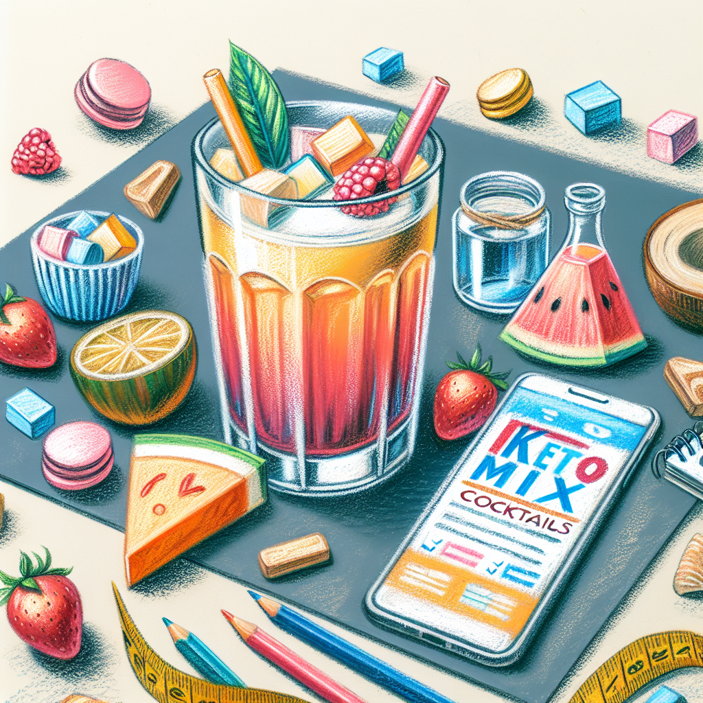 Pastelková ilustrace znázorňující téma: Ketodieta