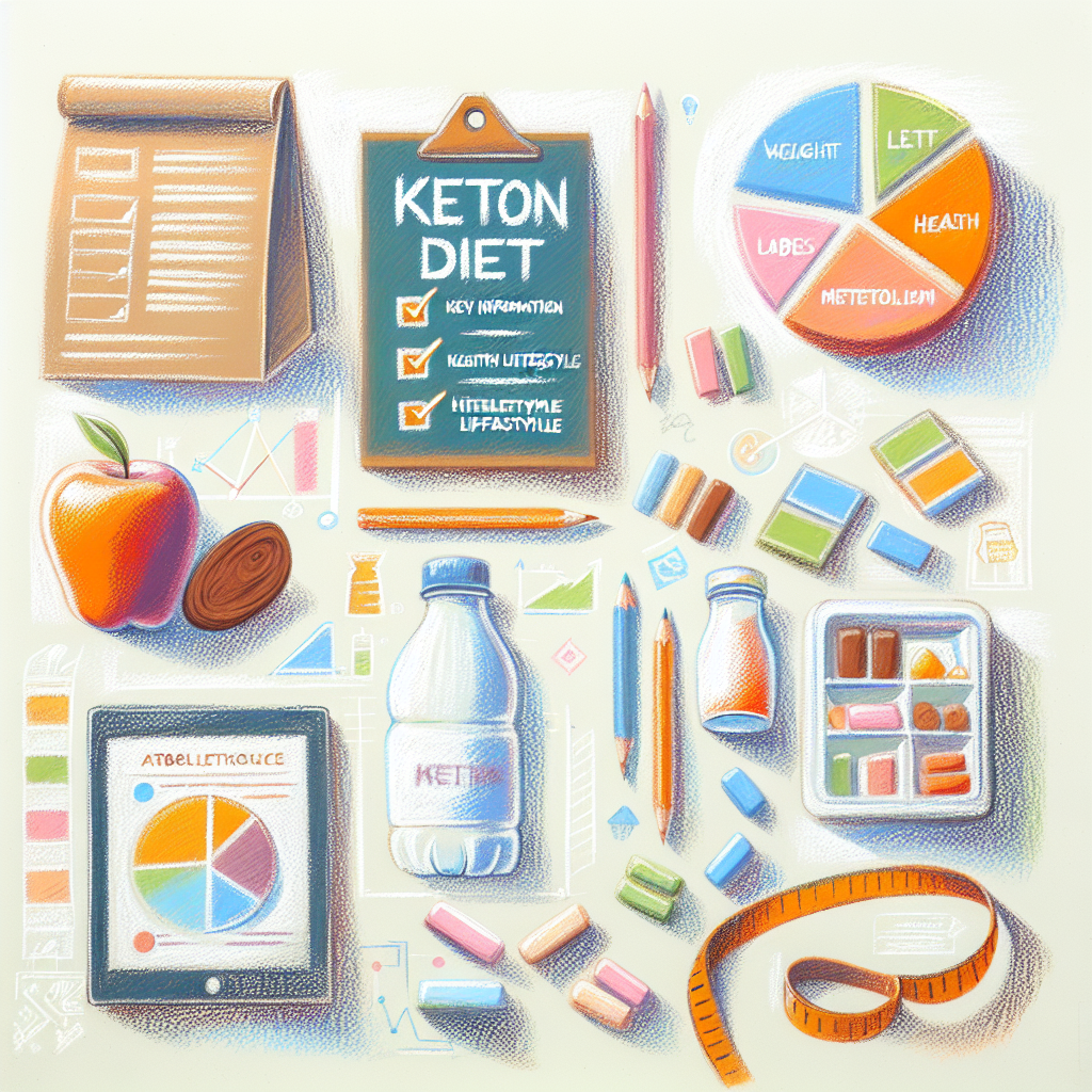 Pastelková ilustrace znázorňující téma: Diety
