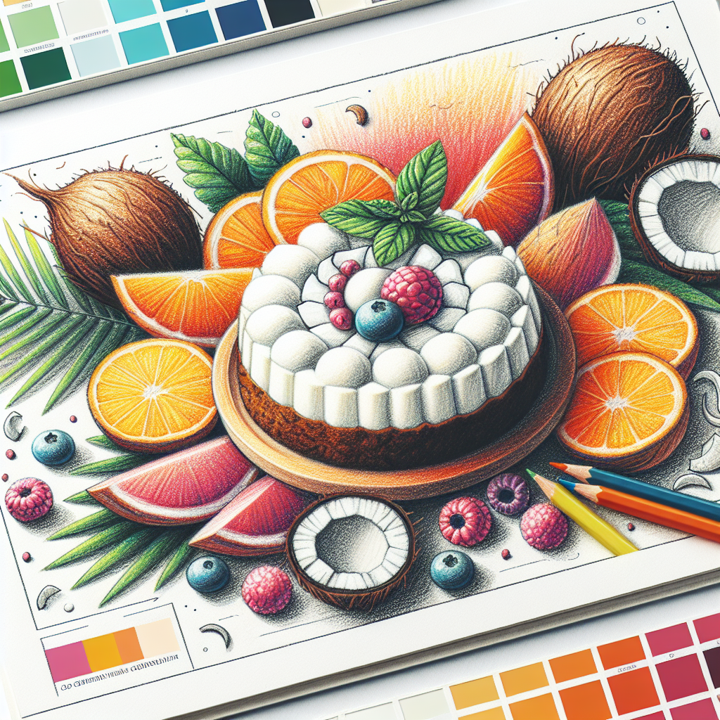 Pastelková ilustrace znázorňující téma: Recepty