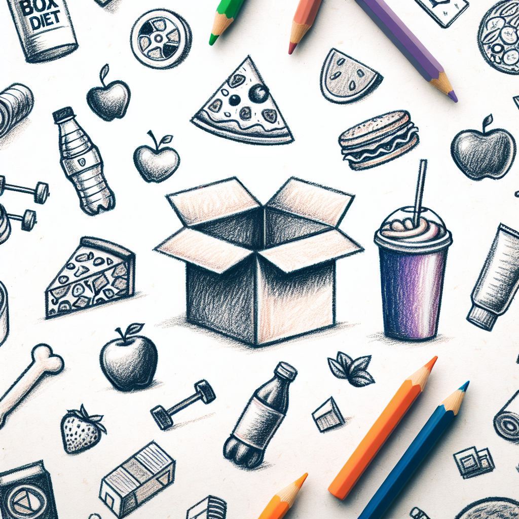 Pastelková ilustrace znázorňující téma: Stravování