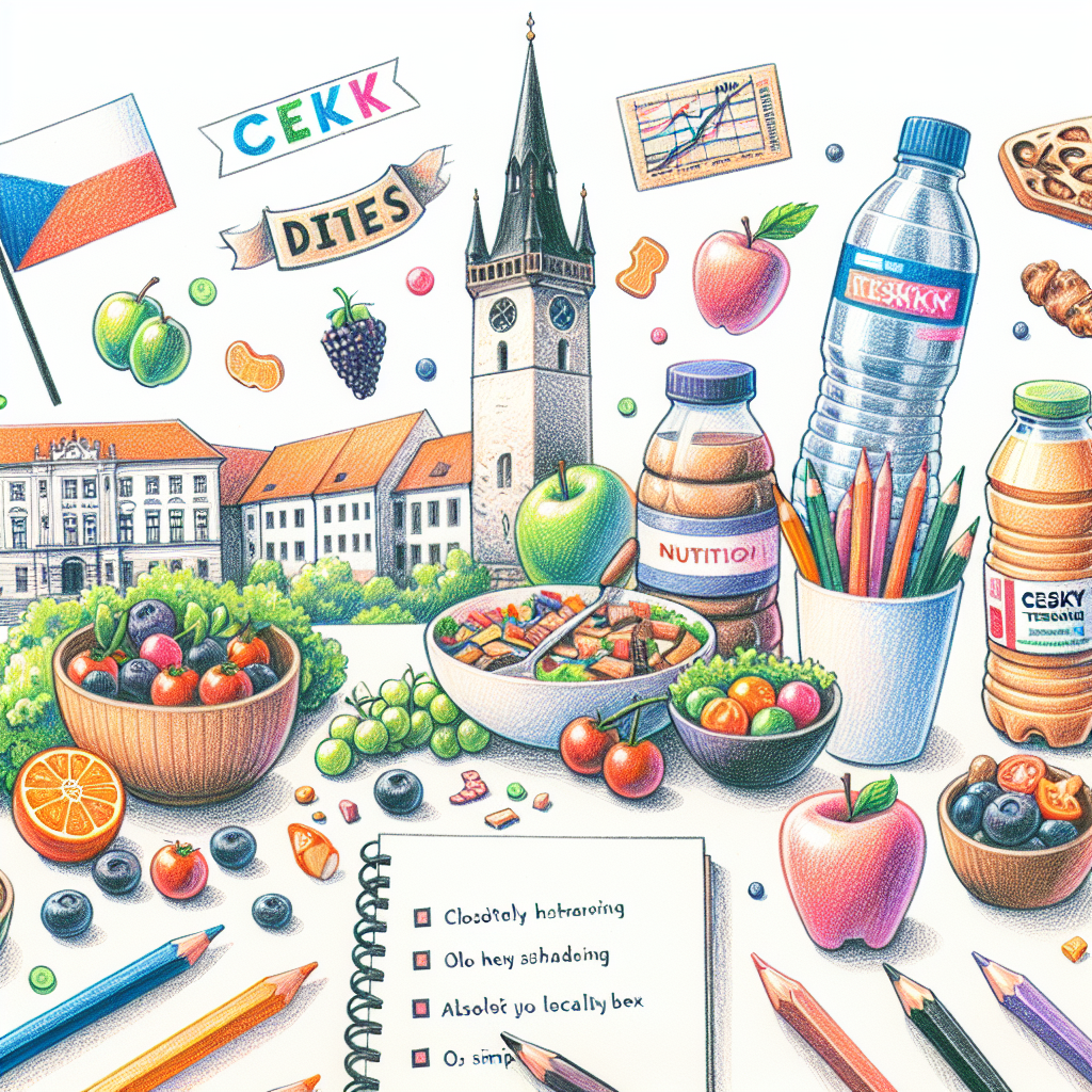 Pastelková ilustrace znázorňující téma: Stravování