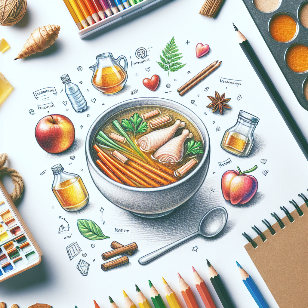 Pastelková ilustrace znázorňující téma: Zdravá výživa