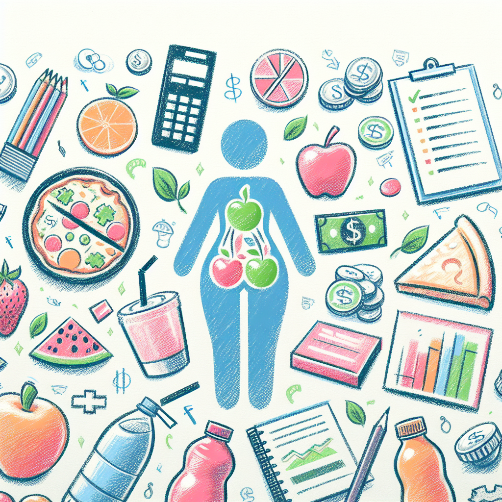 Pastelková ilustrace znázorňující téma: Zdravá výživa