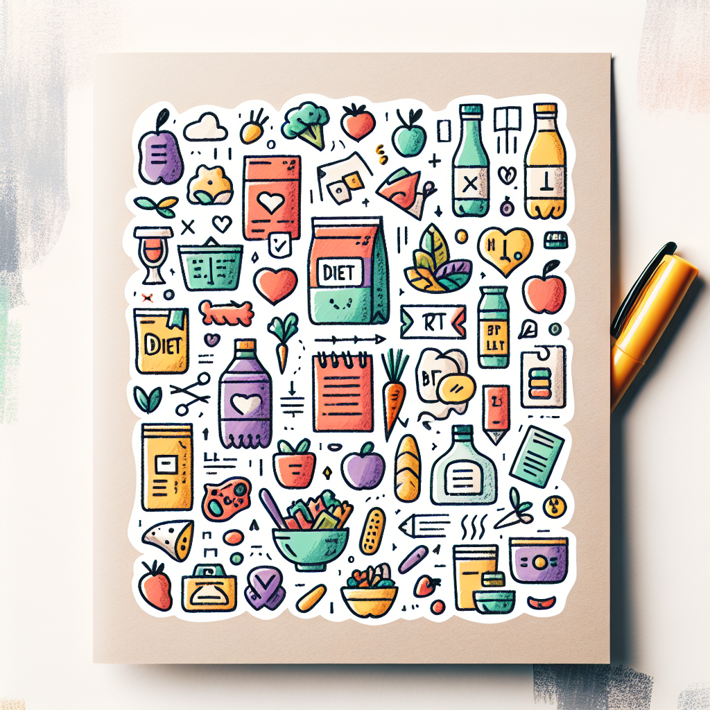 Pastelková ilustrace znázorňující téma: Zdravá výživa