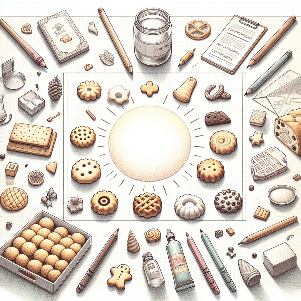 Pastelková ilustrace znázorňující téma: Cukrářství
