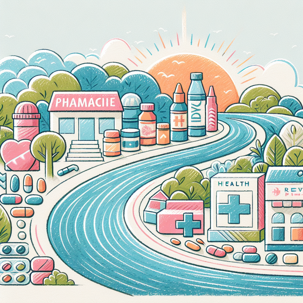 Pastelková ilustrace znázorňující téma: Lékařství