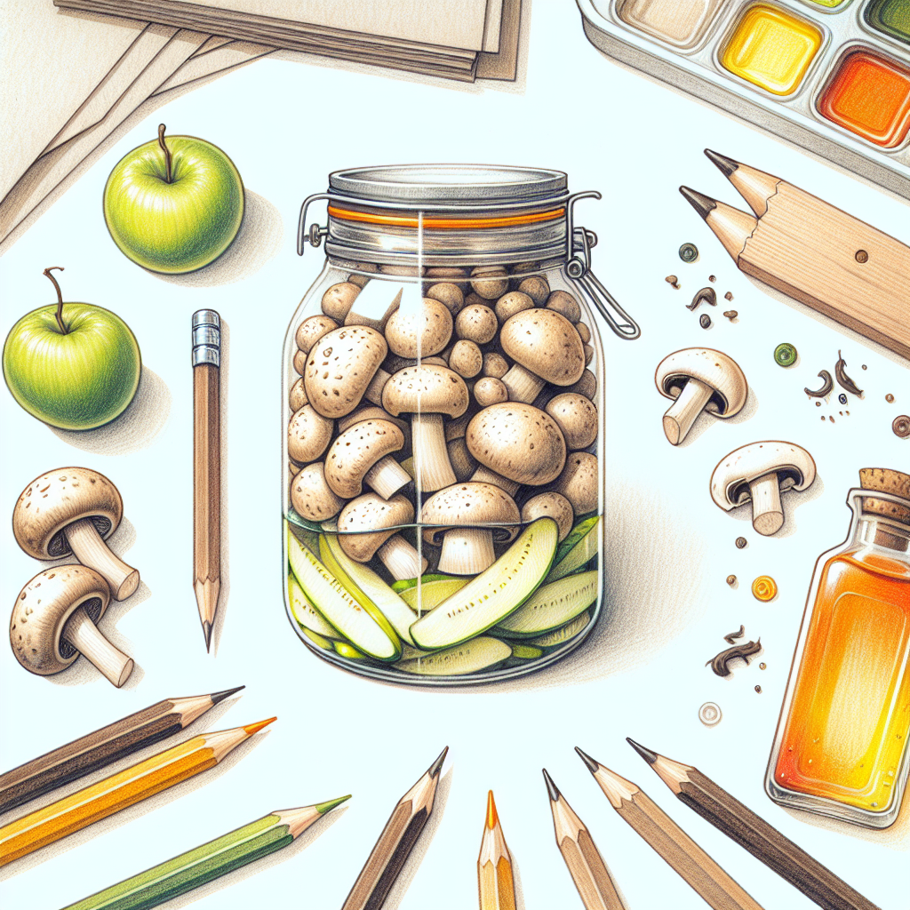 Pastelková ilustrace znázorňující téma: Kulinářství