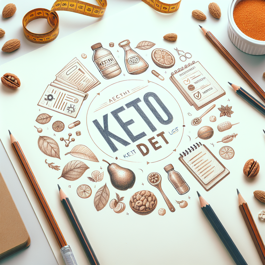 Pastelková ilustrace znázorňující téma: Diety