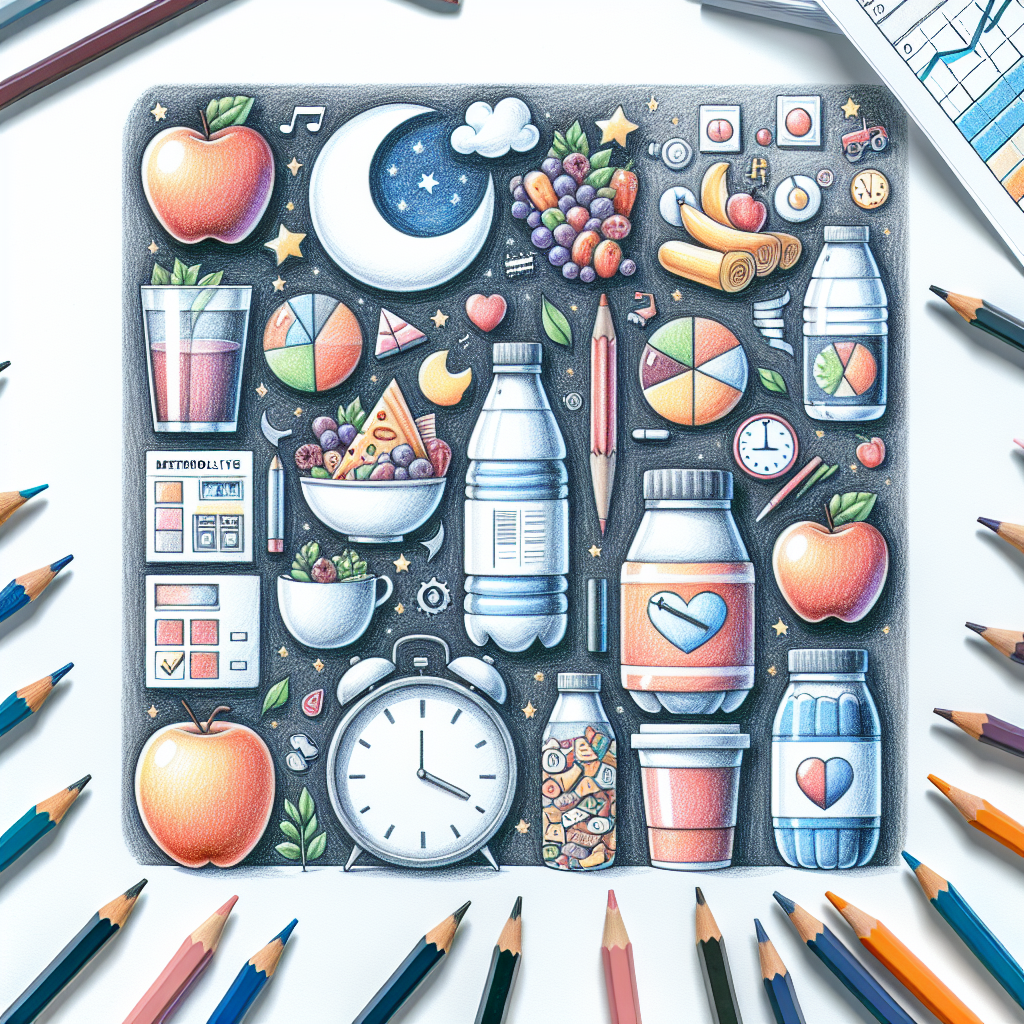 Pastelková ilustrace znázorňující téma: Hubnutí