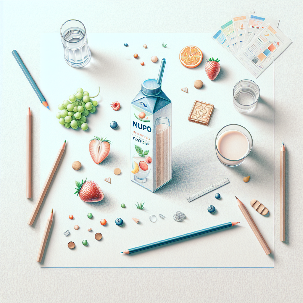 Pastelková ilustrace znázorňující téma: Výživa