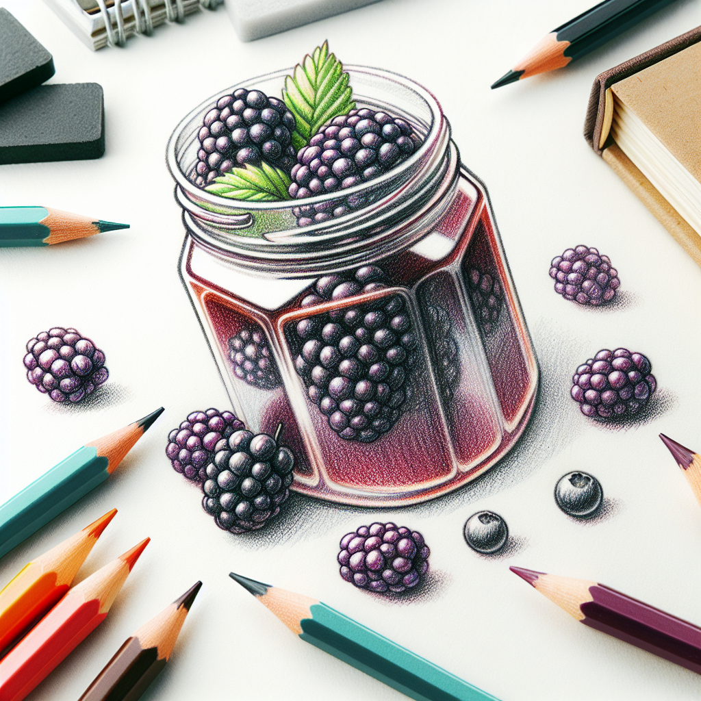 Pastelková ilustrace znázorňující téma: Recepty