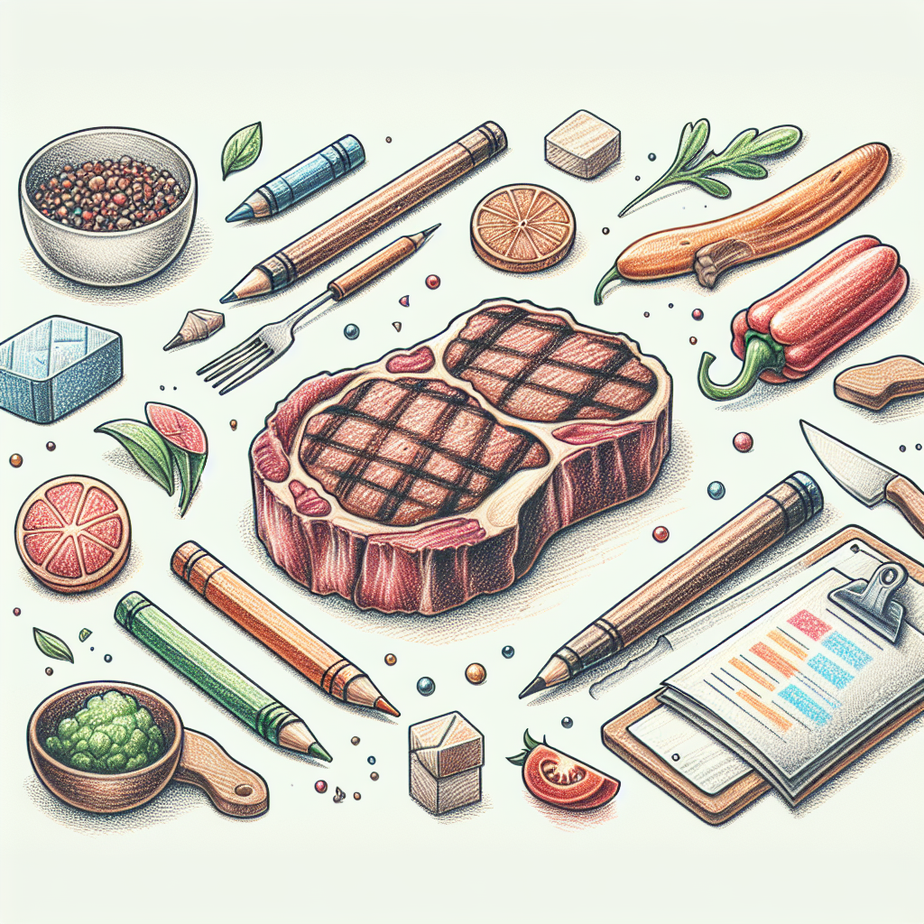 Pastelková ilustrace znázorňující téma: Recepty