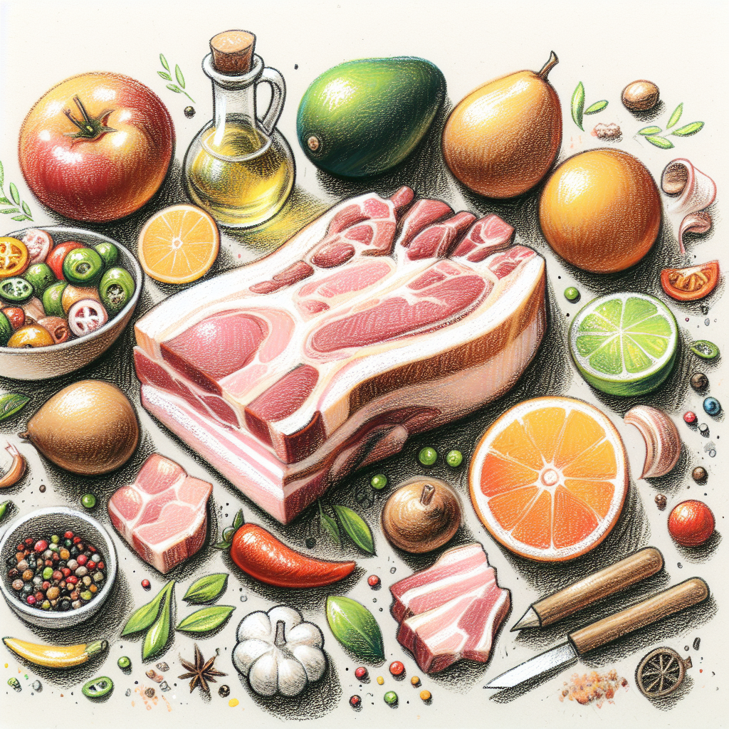 Pastelková ilustrace znázorňující téma: Recepty