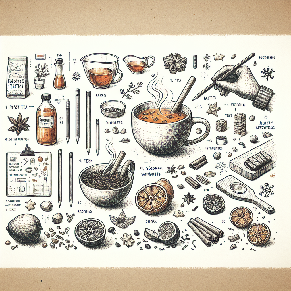 Pastelková ilustrace znázorňující téma: Recepty na nápoje